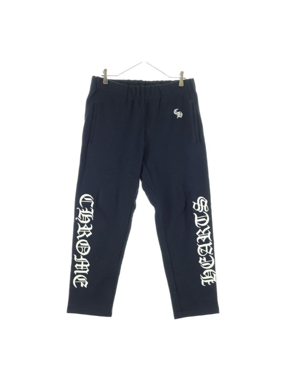 Chrome Hearts Y NOT Slo Ride Logo Sweatpants Slow Side Embroidery Black Pants